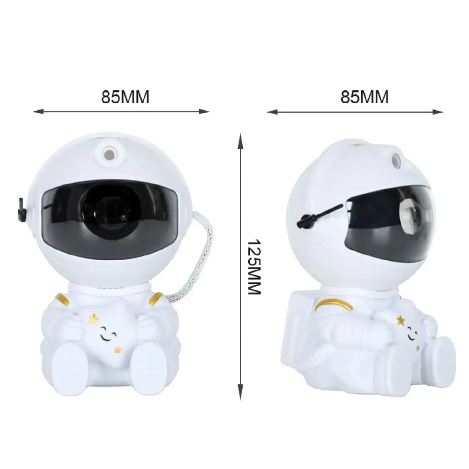Astronaut Star Projector – Galaxy Night Light with Nebula & LED Ceiling Effects for Kids Bedroom or Home Decor