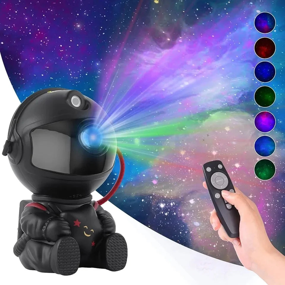Astronaut Star Projector – Galaxy Night Light with Nebula & LED Ceiling Effects for Kids Bedroom or Home Decor