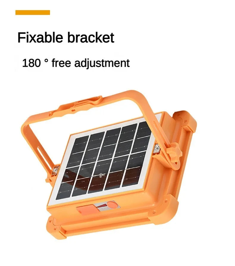 Camping Lantern 20000mAh – Solar Rechargeable LED Tent Light with Magnet, Power Bank & Emergency Flashlight