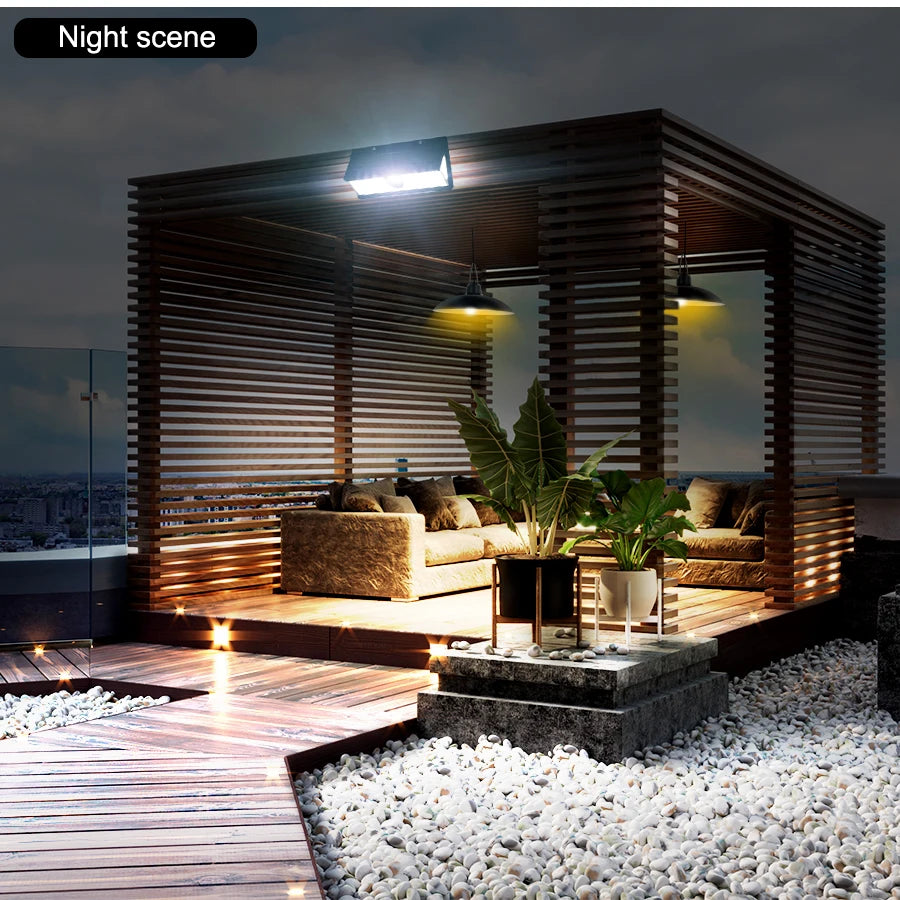 ✅ Upgraded 190 LED Solar Motion Sensor Light – 4 Lighting Modes, IP65 Waterproof, Outdoor Wall Lamp for Garden, Yard, Door & Pathways