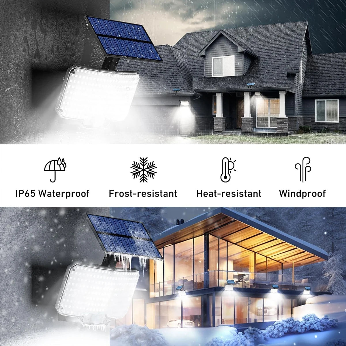 Solar Motion Sensor Flood Light – 234 LED, 3 Modes, Remote Control, IP65 Waterproof for Outdoor Security