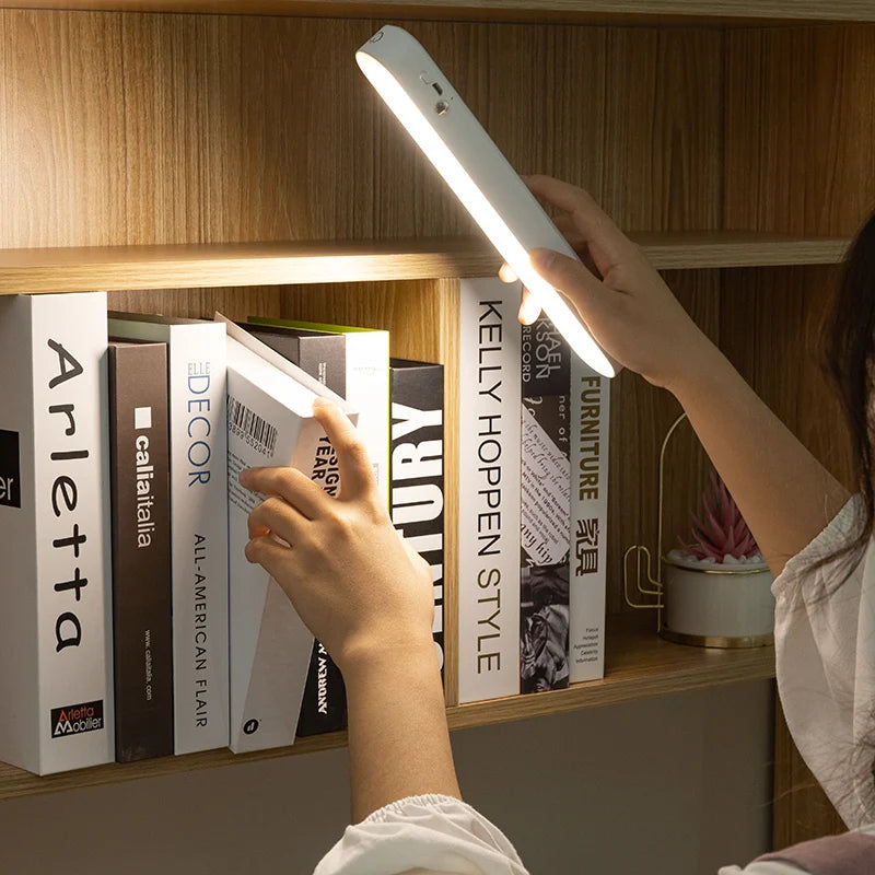 USB Rechargeable LED Desk Lamp – Magnetic, Dimmable Night Light for Bedroom, Office & Study