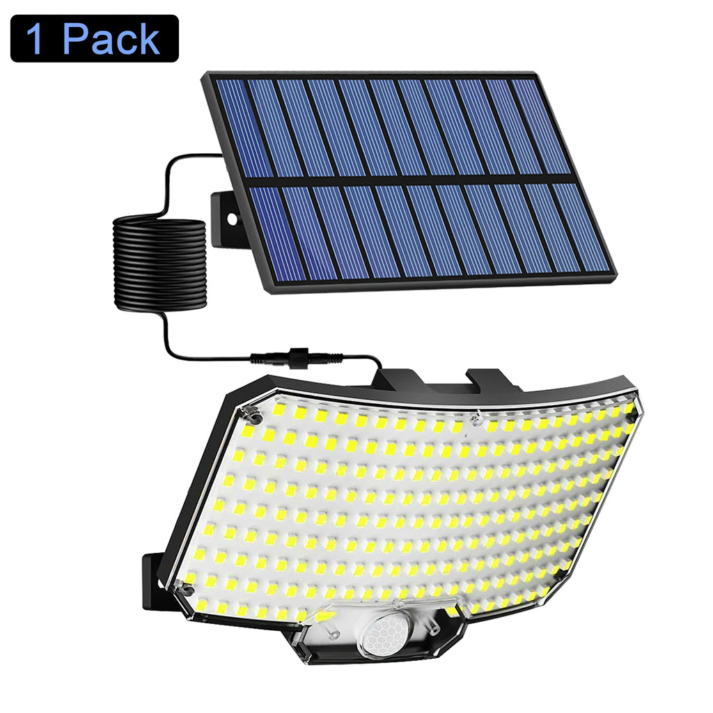 Solar Motion Sensor Flood Light – 234 LED, 3 Modes, Remote Control, IP65 Waterproof for Outdoor Security