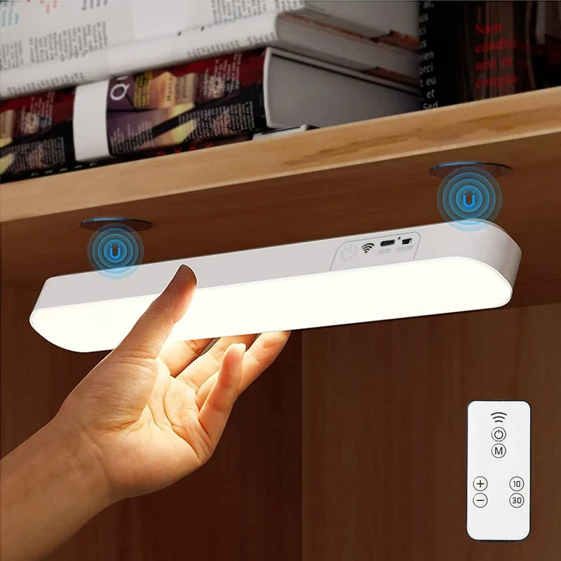USB Rechargeable LED Desk Lamp – Magnetic, Dimmable Night Light for Bedroom, Office & Study