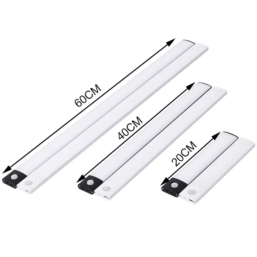 Ultra-Thin Motion Sensor LED Light – Wireless USB Rechargeable Cabinet & Wardrobe Night Lamp
